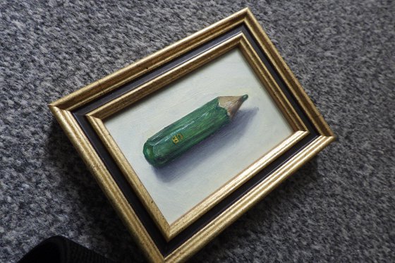 My Little Green Pencil (framed)