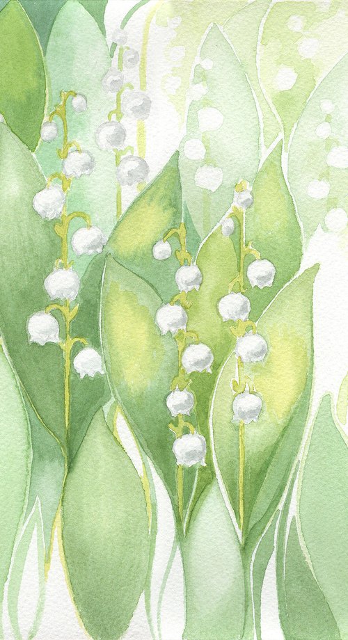 Lilies of the valley by Jolanta Czarnecka