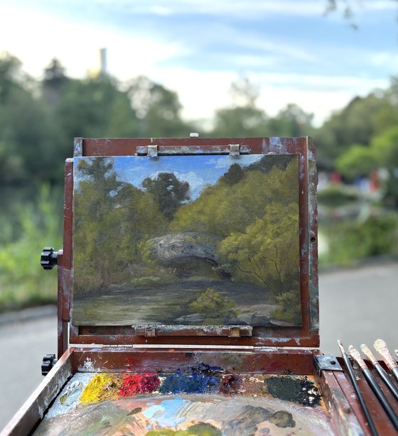 The Gapstow Bridge, Summer