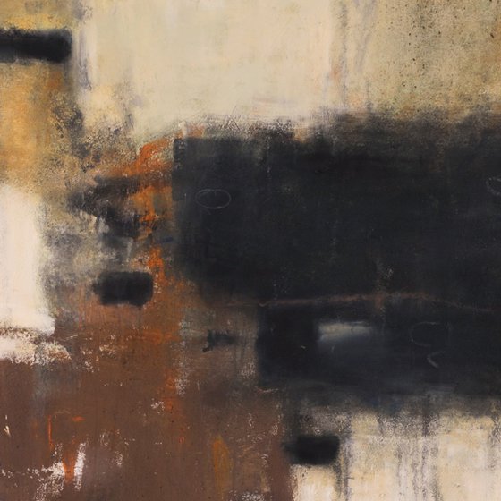 Wabi-Sabi #5 48" x 48" Oil on Canvas by Bo Kravchenko