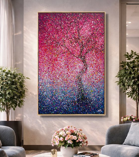 Softly, the Spring Speaks - framed