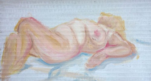 lying nude II by Sara Radosavljevic