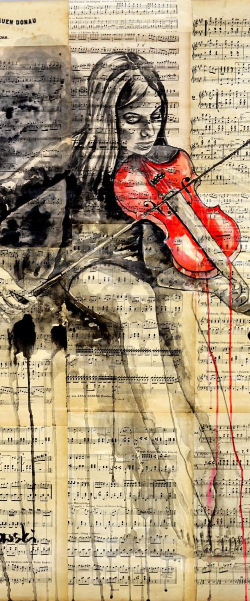 The red violin by Krzyzanowski Art