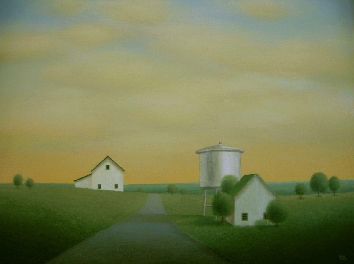 Road Past the Old Water Tower by Sharon France