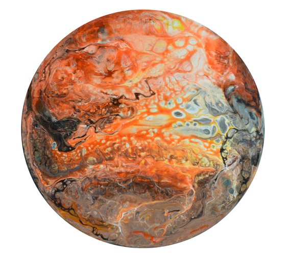 Orange planet