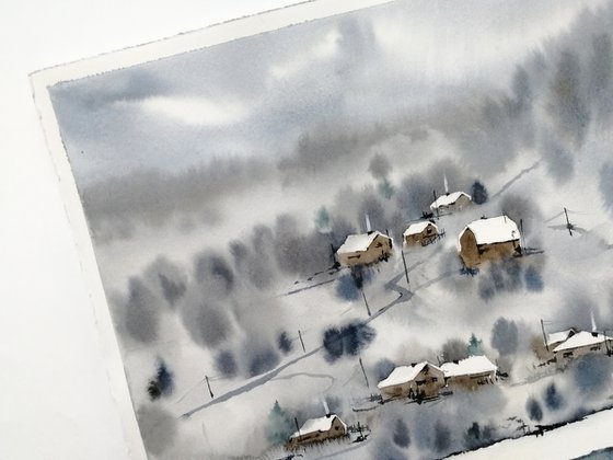 Winter Countryside landscape