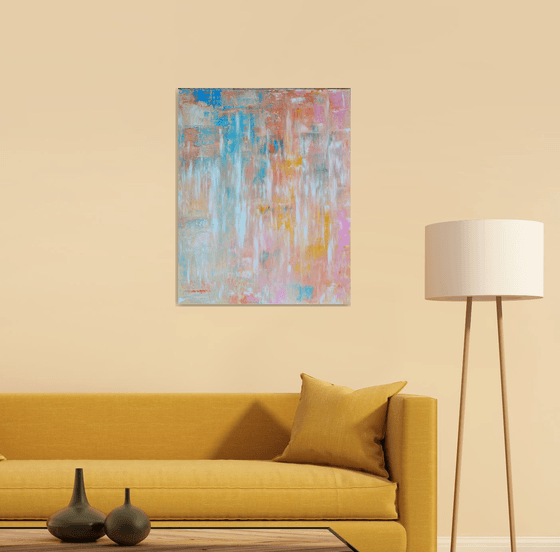 Streak - Original Modern Abstract Art on Canvas Ready To Hang