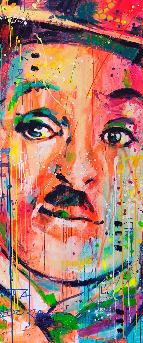 Charlie Chaplin by Marta Zawadzka