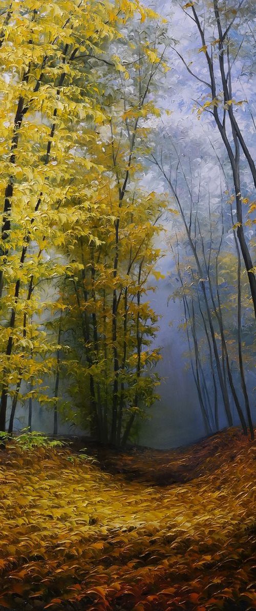 "Autumn forest" by Gennady Vylusk