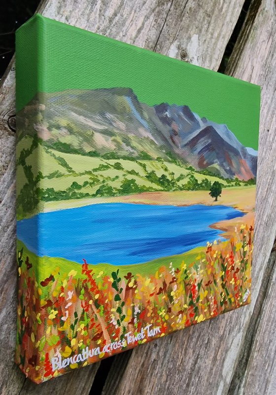 Blencathra across Tewet Tarn