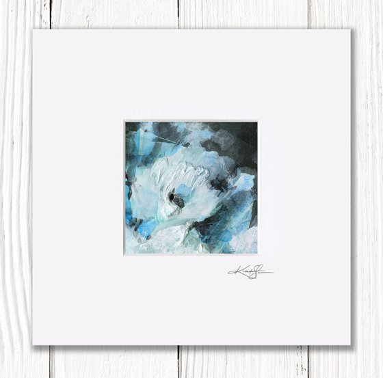 Floral Delight 23 - Textured Floral Abstract Painting by Kathy Morton Stanion