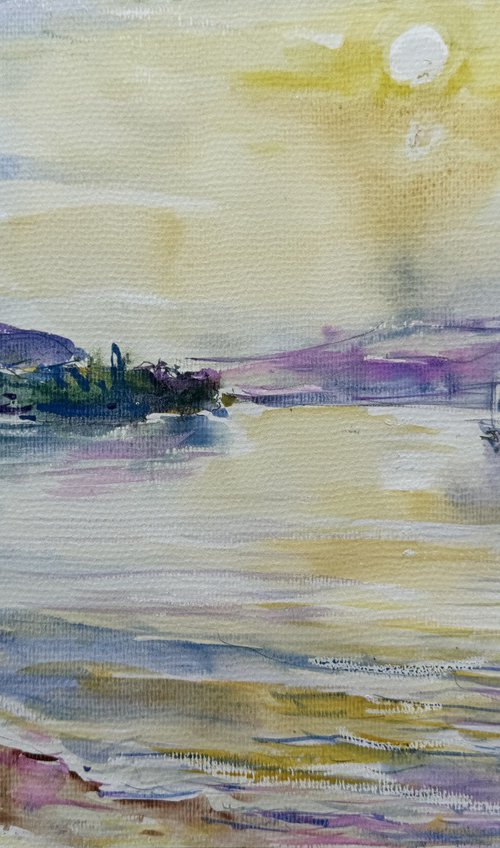 The morning sun, Corfu by Altin Furxhi