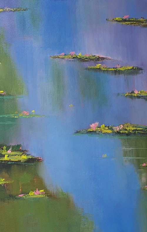 Monet's Reflections 2 by Rod Moore