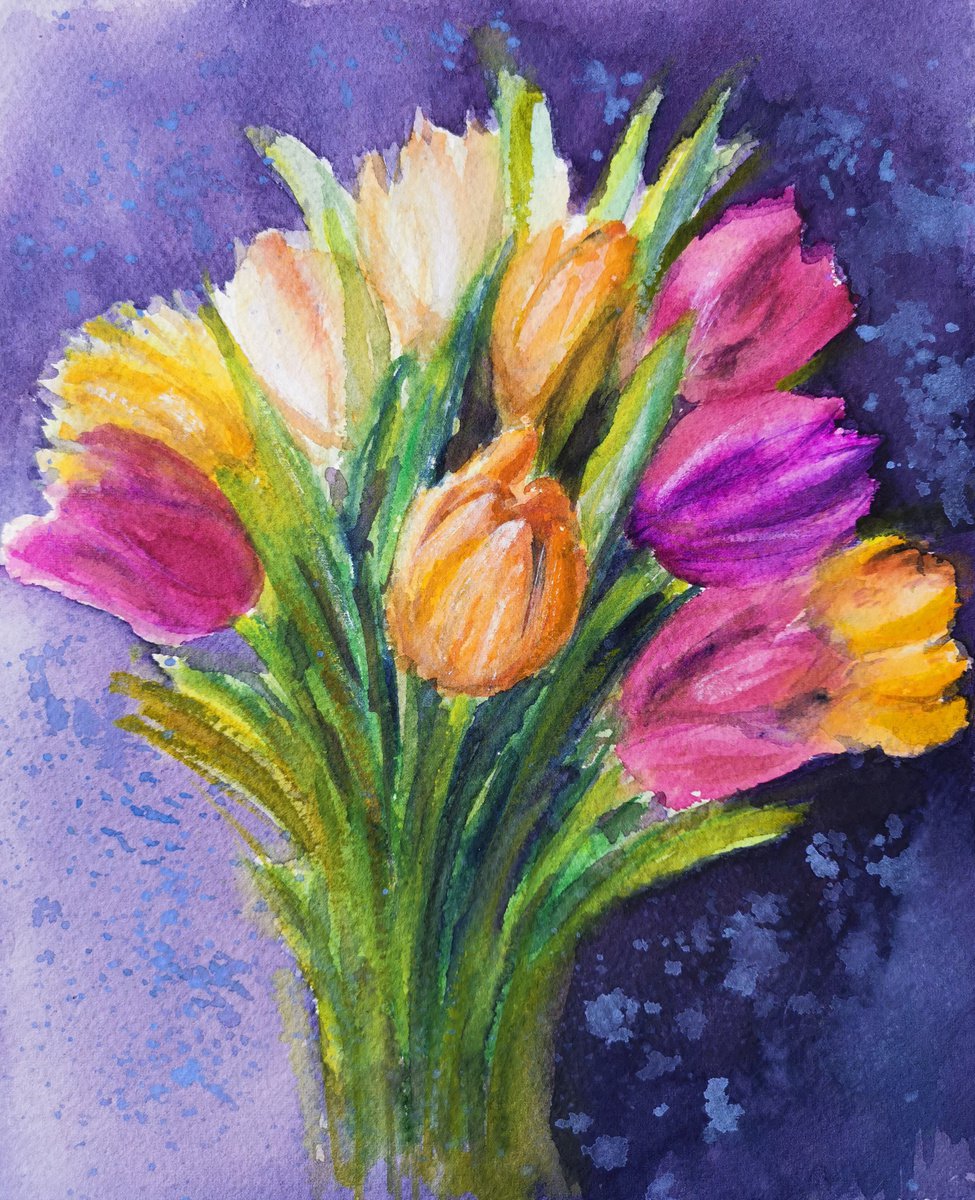 Tulips by Elina Venkova