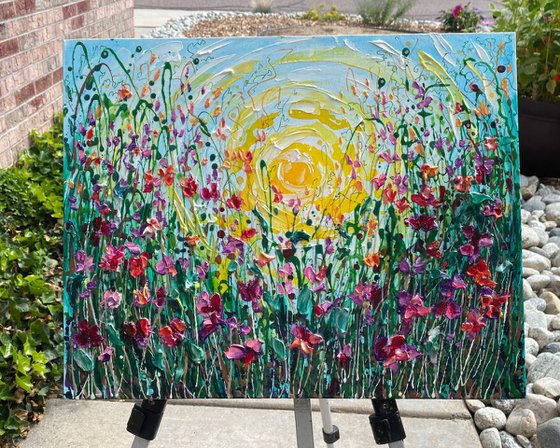 Sweet Pea Meadow - A Delightful Tapestry of Wildflowers