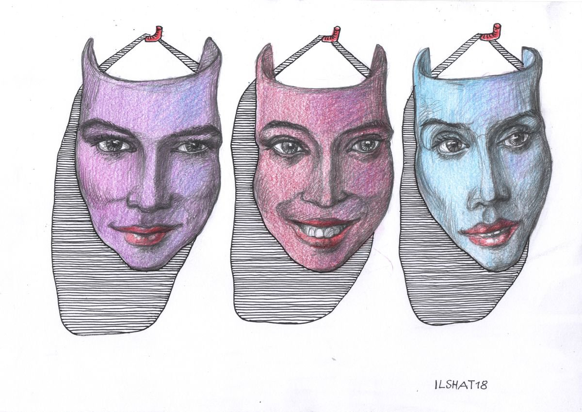 Masks 13 by Ilshat Nayilovich
