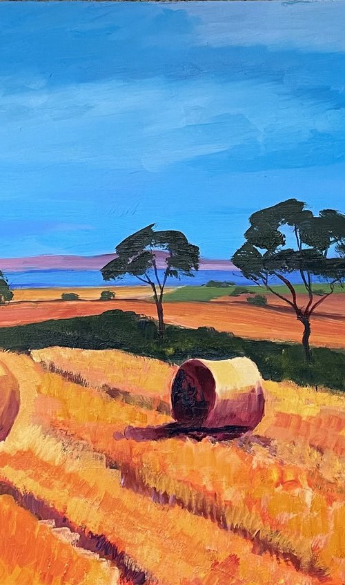 Fields near Anstruther, Fife by Stephen Howard Harrison