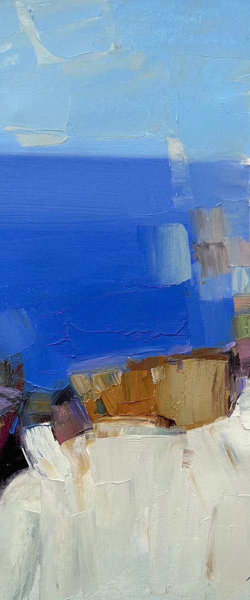 Cliffs, Original oil painting, Handmade artwork, One of a kind by Vahe Yeremyan
