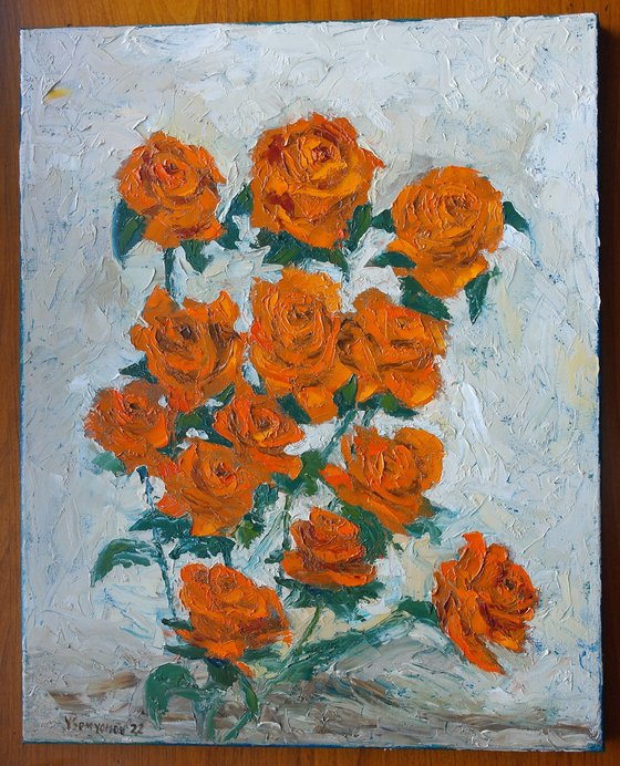 Orange Roses