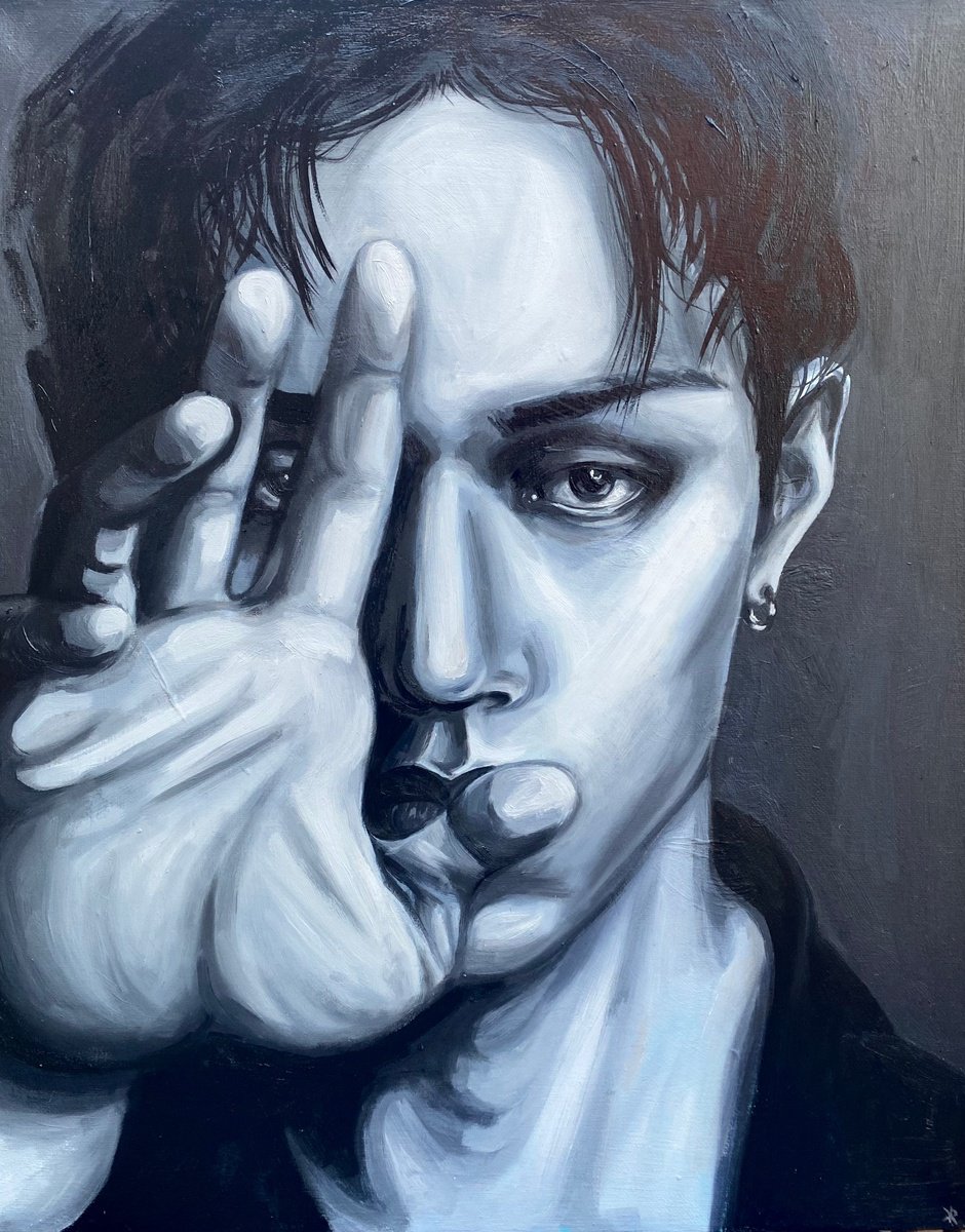 Urban And Pop Oil Painting , Christopher By Kate Revill, 16 X 20, Artwork For Sale On Artfinder