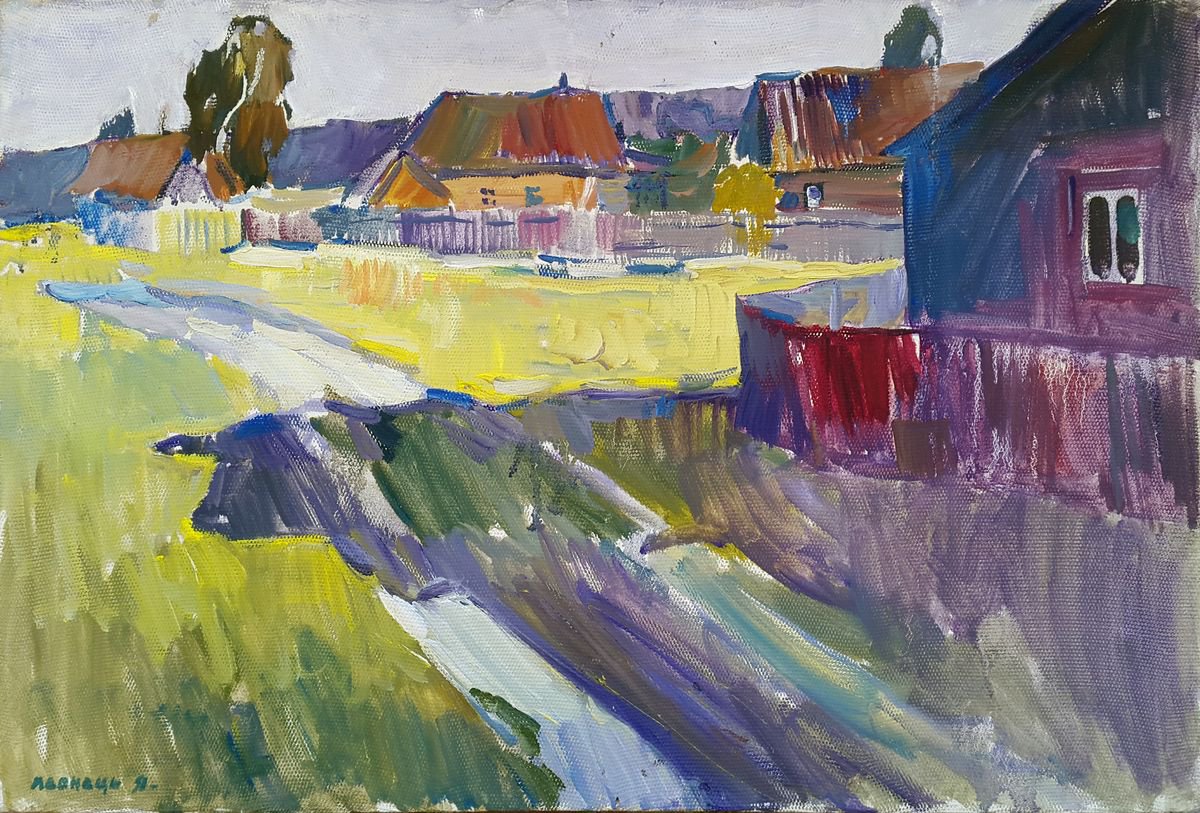 landscape by Jaroslav Leonets