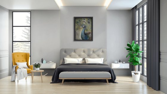 Portrait of a Peacock