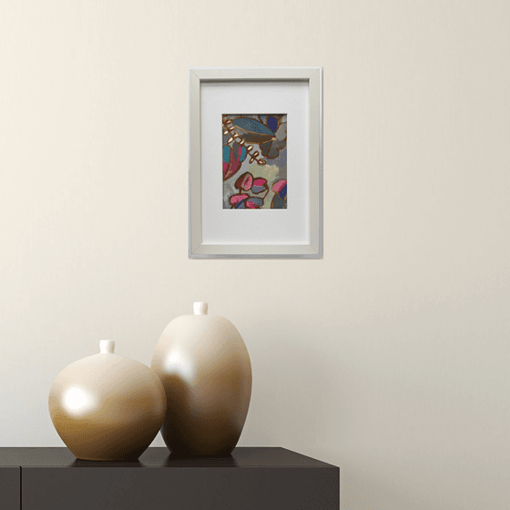 FLOWERS STILL LIFE 16. (framed)