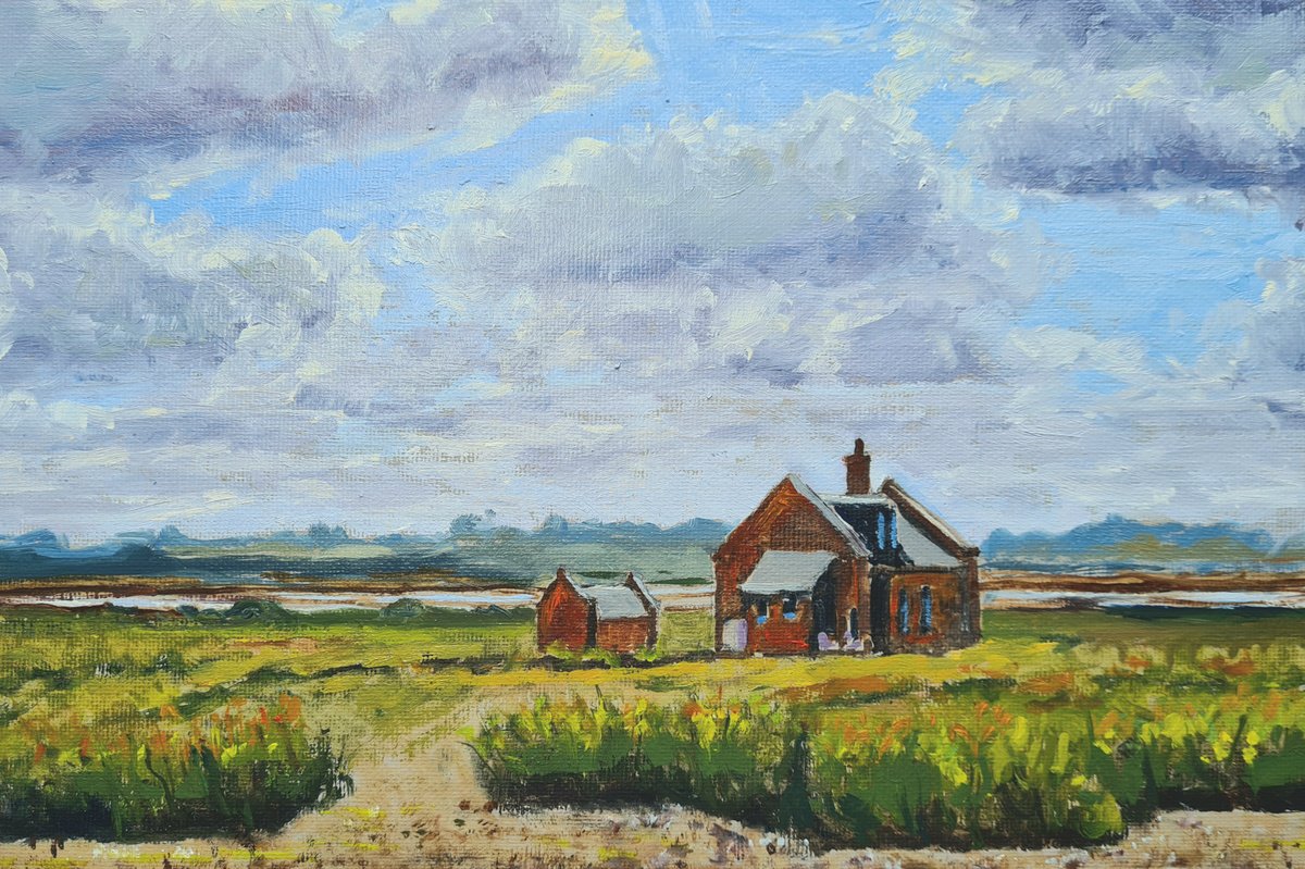 The Watch House at Blakeney Point by Toni Swiffen
