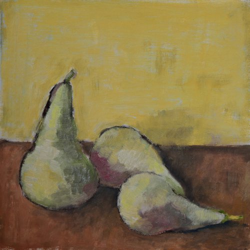 Three pears by Elena Zapassky