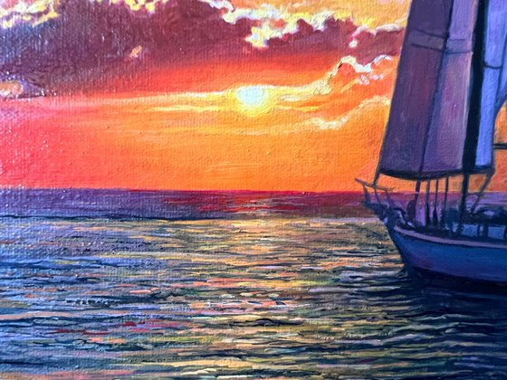 Through the Flames of Sunset