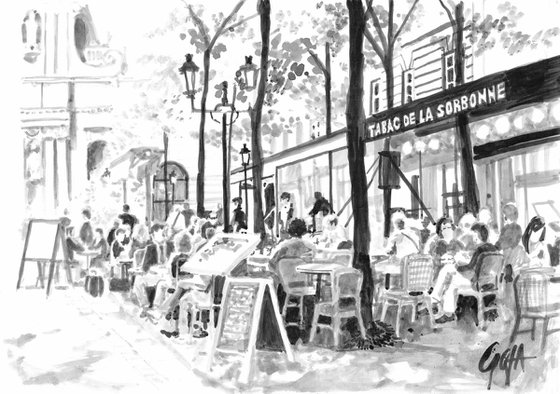 PARIS MEMORIES AND ICONIC PLACES - RESTAURANT LE TABAC DE LA SORBONNE