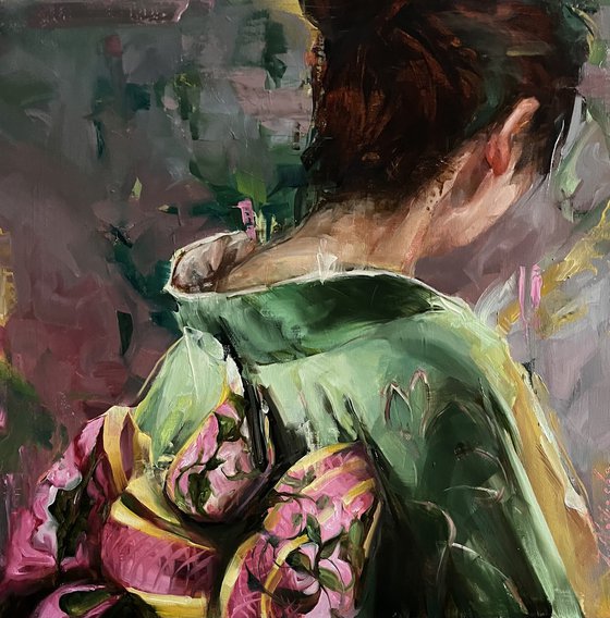 GREEN RASPBERRY - KIMONO