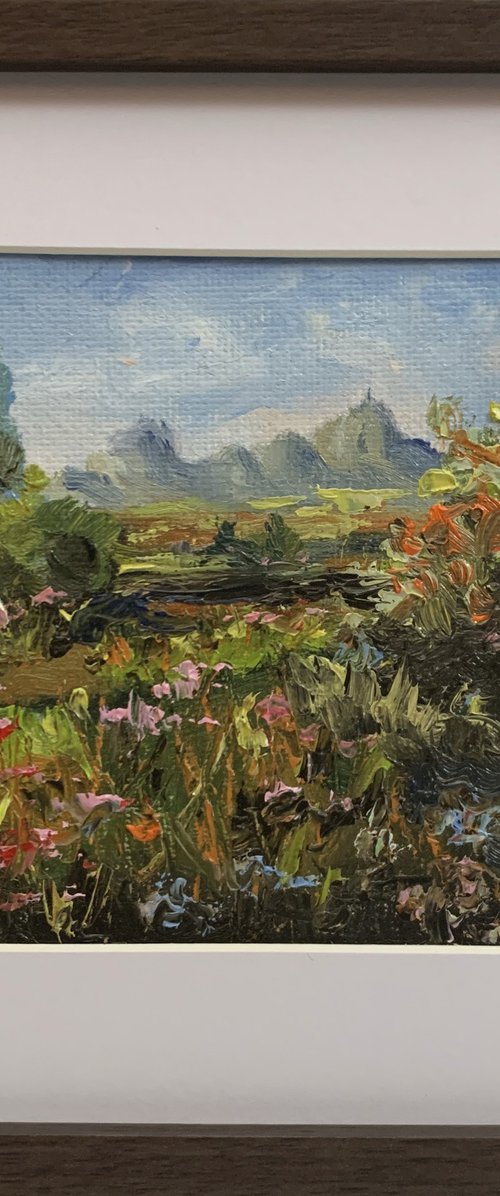 Sunny day. landscape. by Vita Schagen