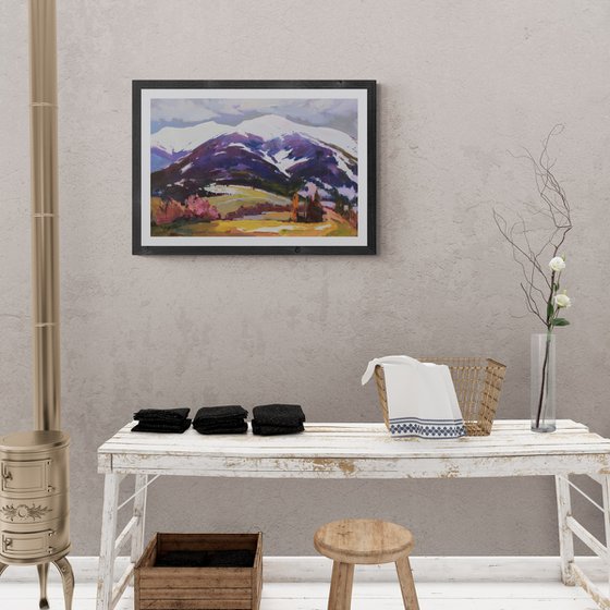 Breath of spring in the mountains