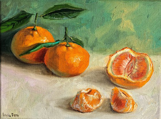 Clementine oil painting