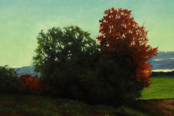 At sunset