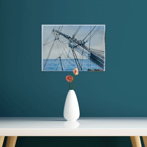 Dawn at sea….