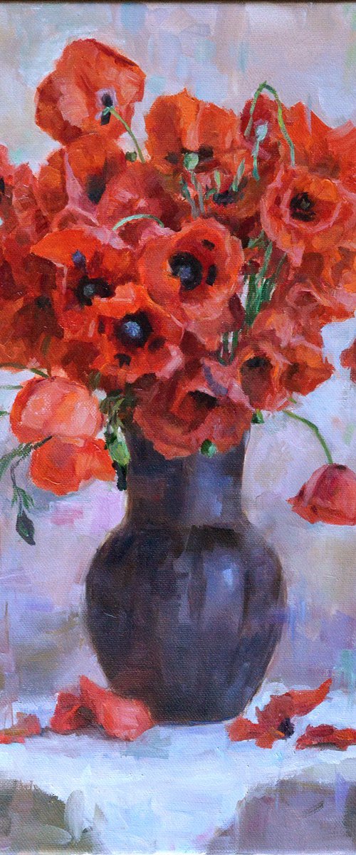 Poppies by Vachagan Manukyan